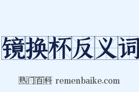 镜换杯反义词是什么意思的图片
